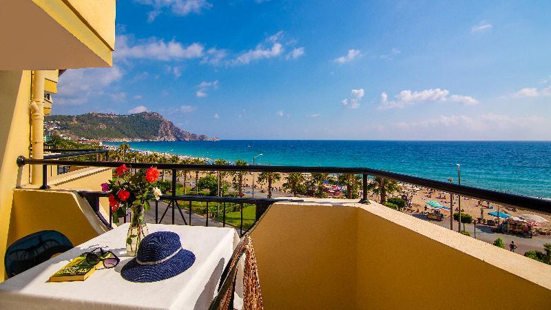 Kleopatra Beach Hotel อลันยา ภายนอก รูปภาพ